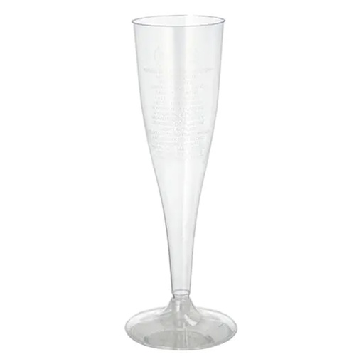 [1035] Plastiek Champagne Glas Voet 150 cl 10 st