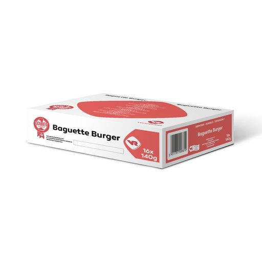 [1349] Baguette Burger (Kip) Vanreusel 16 x 140 gr