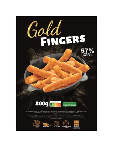 [14434] Gold Finger Filet Pro Meat Mahida 800 gr