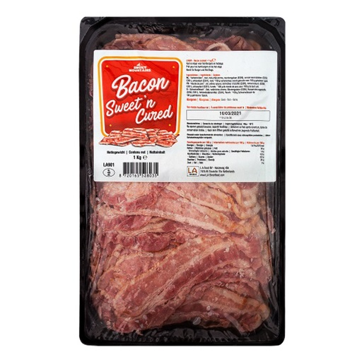 [10740] LA901 Bacon Sweet Cured & Cooked La Streetfood 1 kg