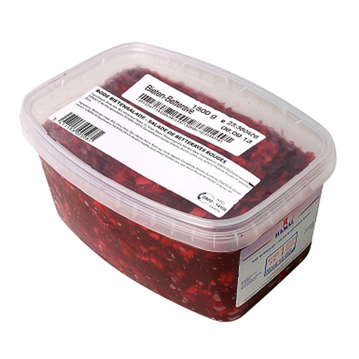 [4439] Salade de Betteraves Rouges Hamal Barquette 1,5 kg