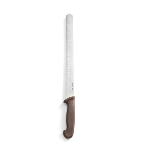 [11708] Couteau Viande Cuite 350Mm - Brun - Hendi