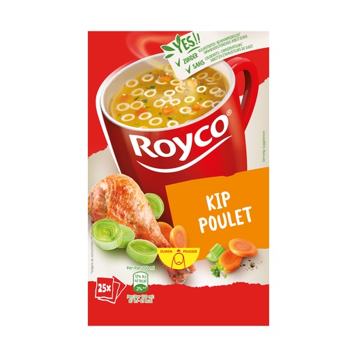 [6125] Royco Minute Soup Classic Kip 25 st