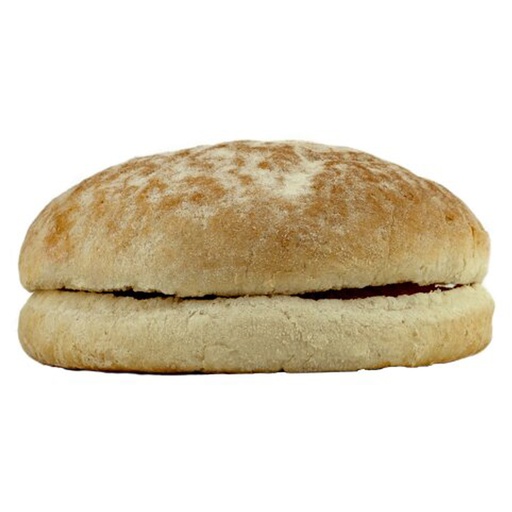 [10592] LA8301 Hamburgerbroodje White Floured Bap Cut La Streetfood 48 x 89 gr