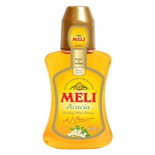 [6126] Honing Acacia vloeibaar Meli knijpfles 450 gr